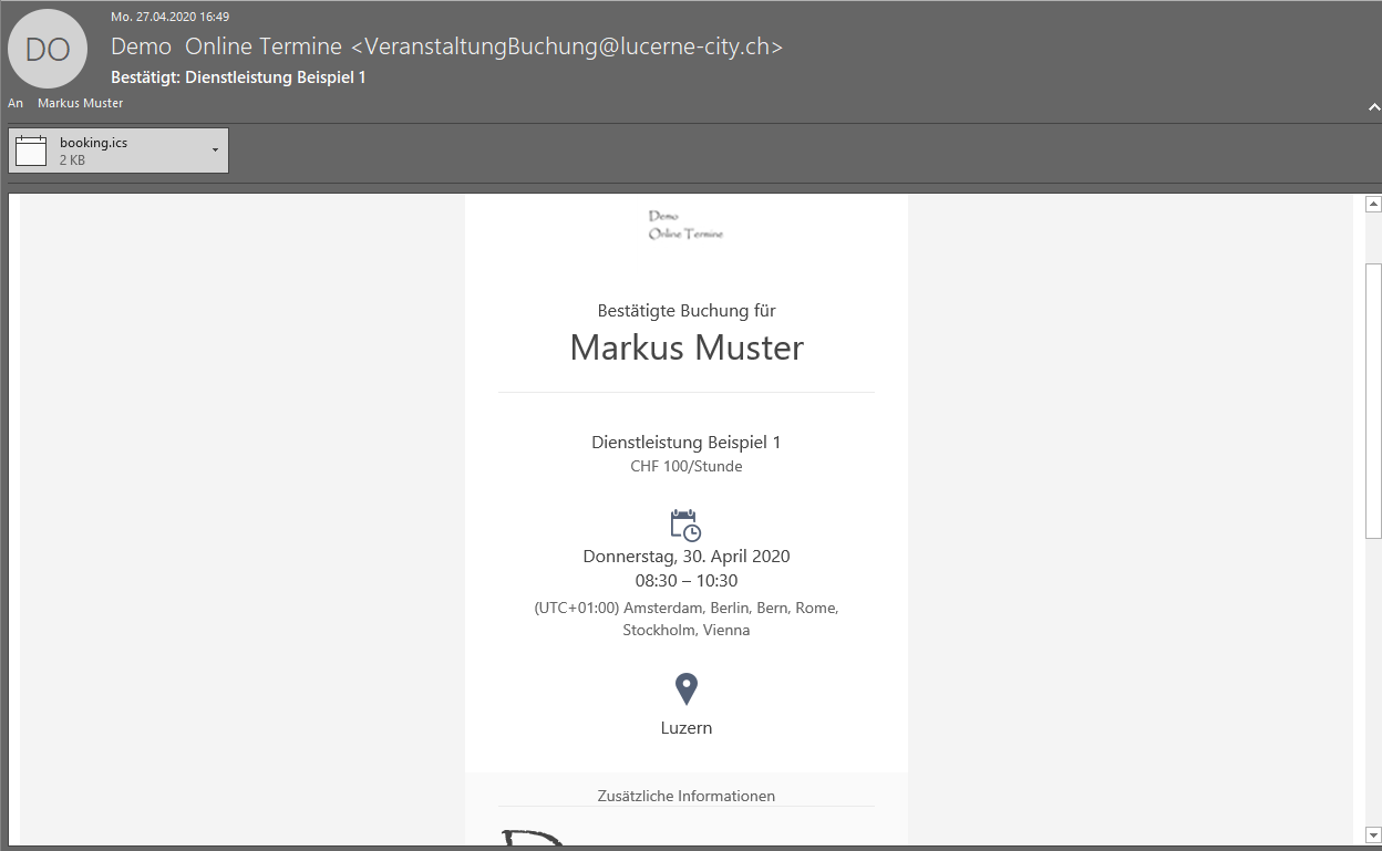 Online-Terminbuchung...